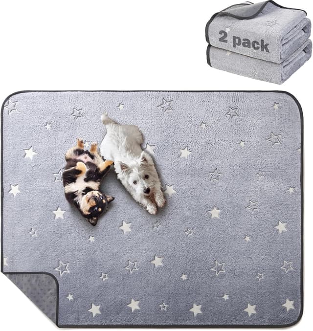 Thumbnail 6 de Washable Puppy Pads (2 Packs) – Fast Absorption, Waterproof & Non-Slip Reusable Dog Pee Pads, 92x92cm