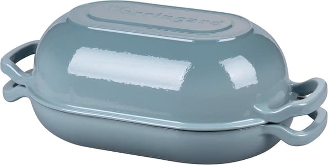 Thumbnail 6 de VORRINGARD Enameled Cast Iron Sourdough Bread Oven (Dutch Oven) with Lid, 5QT, Sea Salt