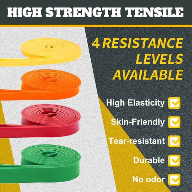 Thumbnail 1 de Resistance Bands Set Widerstandsbänder 4er Set