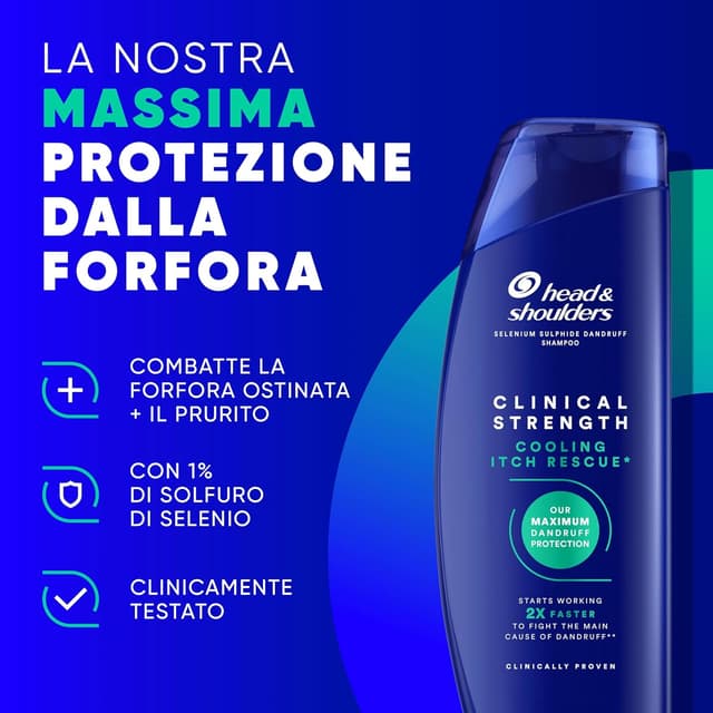 Thumbnail 1 de Head & Shoulders Clinical Strength Shampoo antiforfora 400 ml