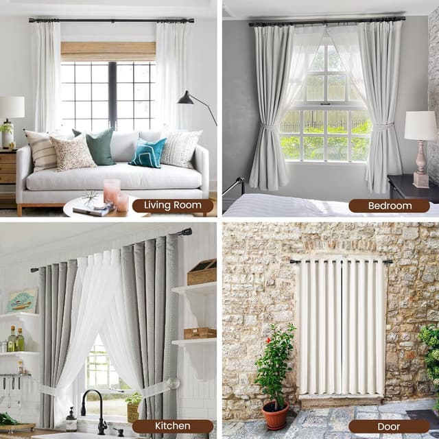 Thumbnail 6 de Hradecti 1" Curtain Rod 🪟