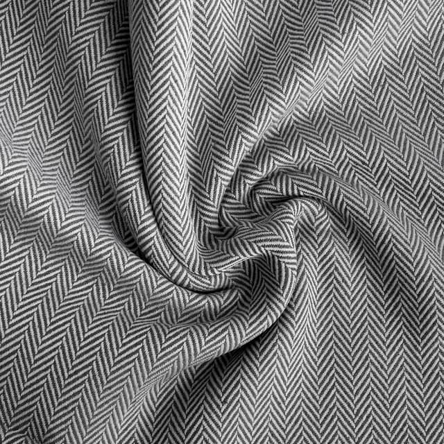 Detalle de Textilhome Copridivano e Copriletto Multiuso Modello Martina “plaid/foulard” 130x180 cm – grigio scuro, certificato OEKO-TEX