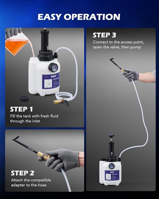 Detalle 1 de Orion Motor Tech 3L Transmission Fluid Pump Kit with 12 ATF Aluminum Adapters
