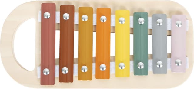 Detalle de Small Foot 12461 Gioco in legno con martelletto e xilofono Safari