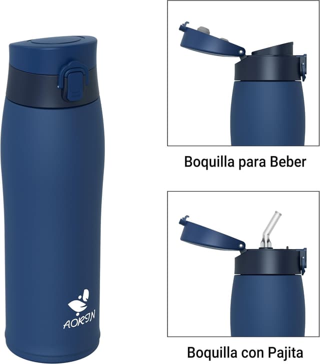 Thumbnail 1 de AORIN Botella Agua Acero Inoxidable 750 ml