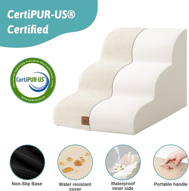 Thumbnail 3 de COZY KISS Dog Stairs for Small Dogs