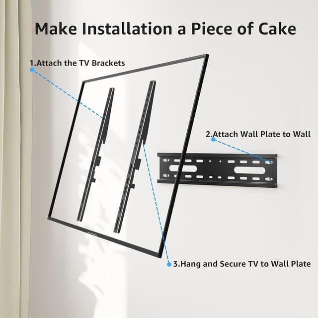 Thumbnail 6 de MOUNTUP EU0082-F TV Wandhalterung 23 mm
