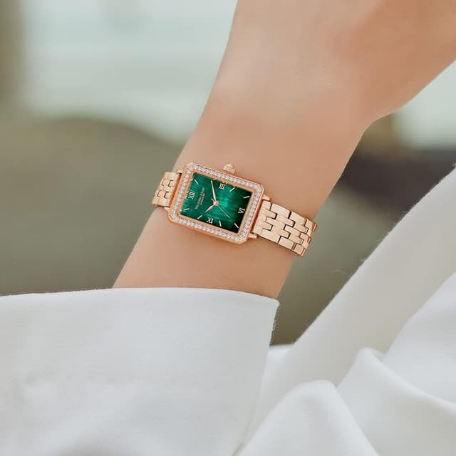 Thumbnail 3 de Victoria Hyde Orologio rettangolare verde 22×28