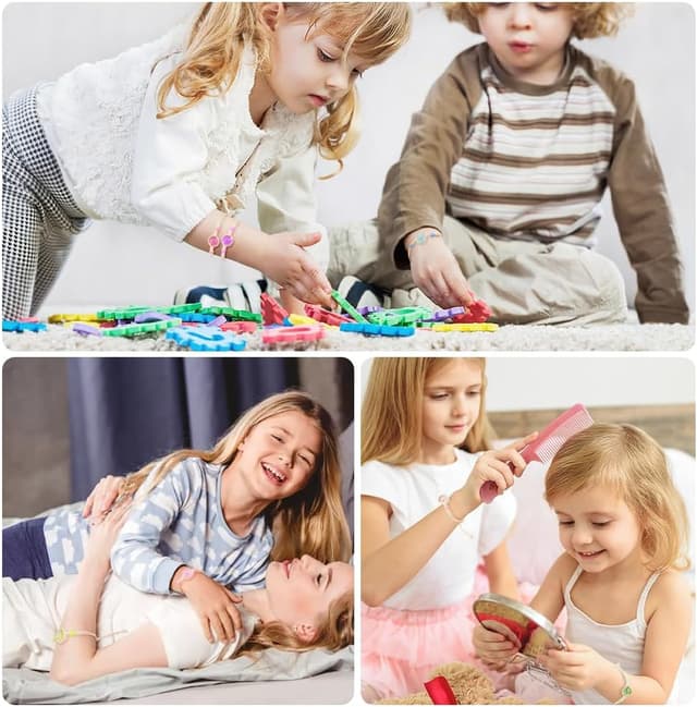 Detalle de Bracelet Aucuu « Périphérique Danimation » Genshin Impact, fleurs en sphère de verre et cordon ajustable (avec 6 remplacements)