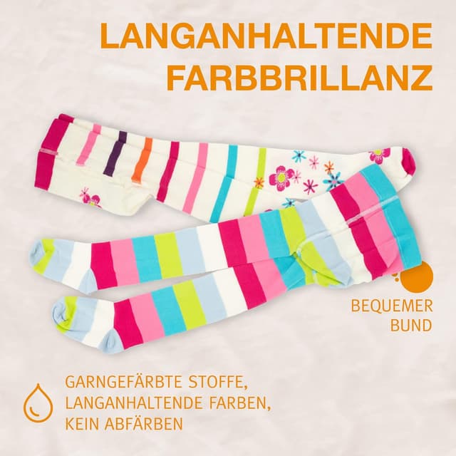 Thumbnail 4 de wellyou Kinder Strumpfhosen 3er Set 62-146