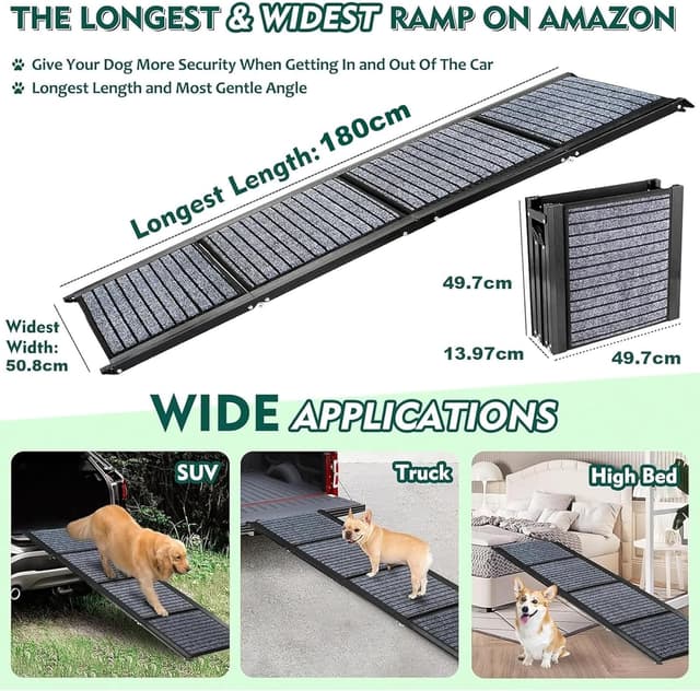 Thumbnail 5 de Snagle Paw Longest 180cm dog ramp for large dogs