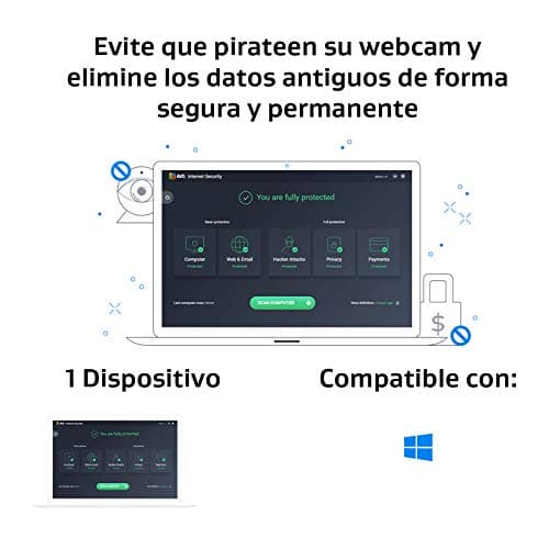 Detalle de AVG Internet Security 2026 para 1 dispositivo (1 año) | antivirus y protección digital
