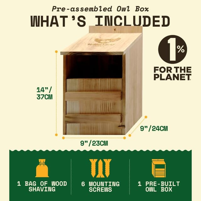 Detalle de WildYard Casetta per gufi 🐦