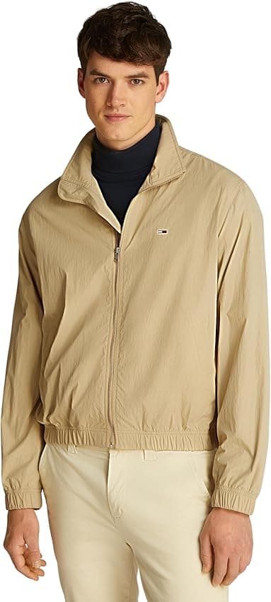 Detalle de Tommy Jeans Cazadora Essential cortavientos XXL Beige