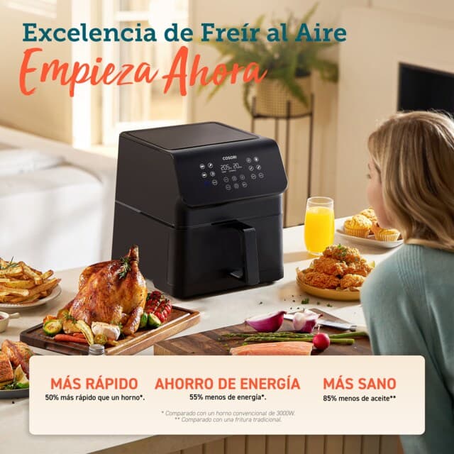 Detalle de Cosori Premium II Chef Edition freidora de aire 6,2 L