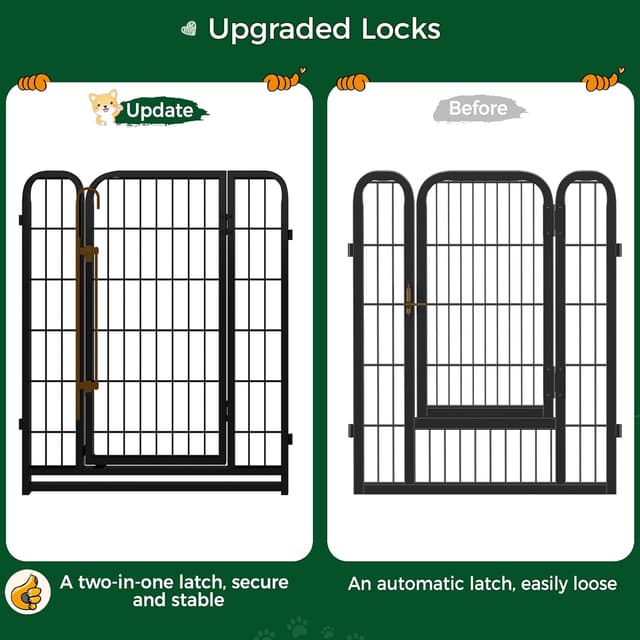 Thumbnail 3 de Yaheetech Welpenlaufstall 16-teilig 80cm