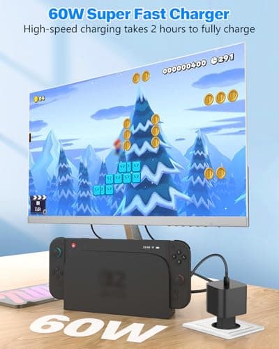 Thumbnail 2 de Cargador Switch 2 ⚡ Adaptador Rápido para N-Switch Dock