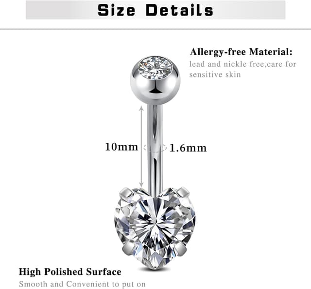 Thumbnail 3 de Briana Williams Bauchnabelpiercing 14G 💍