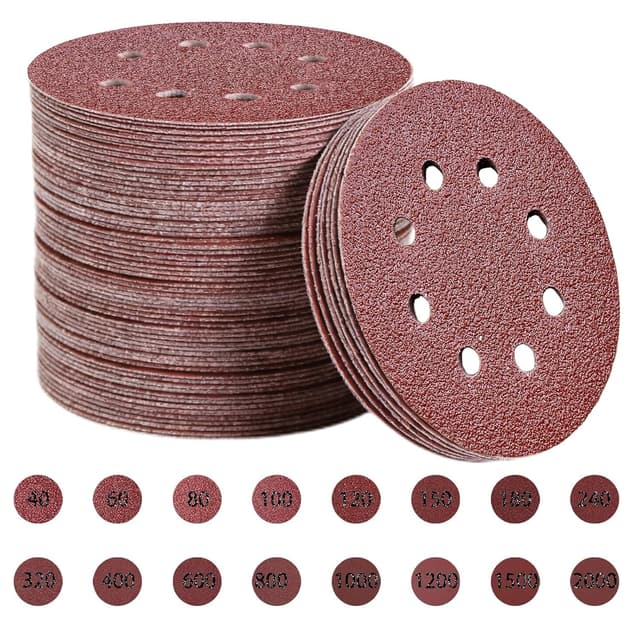 Thumbnail 6 de Toowood 125mm Sanding Discs 100pcs for orbital sander 🛠