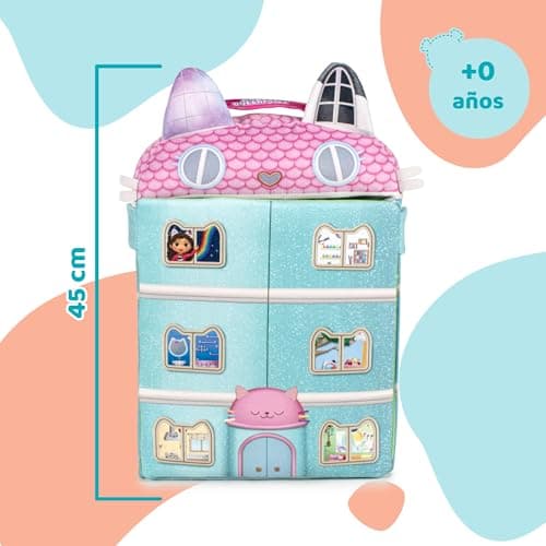 Detalle 2 de Famosa Softies Plush Dollhouse Casa de peluche con ascensor