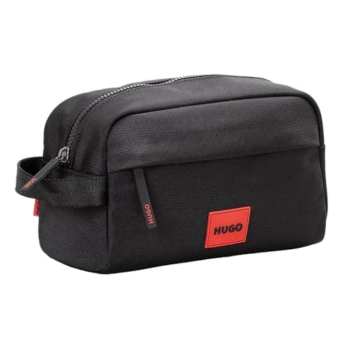 Detalle de HUGO Ethon 3.0 Washbag Schwarz — neceser de viaje