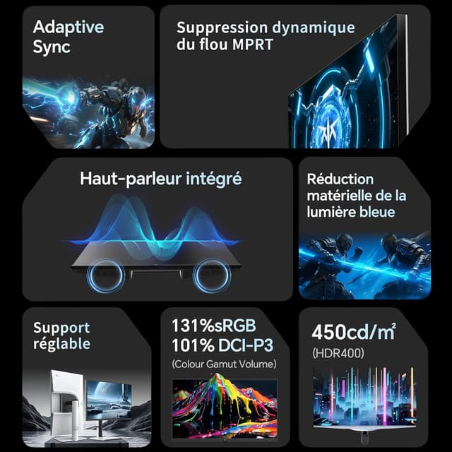 Thumbnail 2 de KTC Ecran Gaming 27 Pouces 2K@200Hz