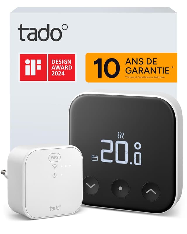Detalle de tado° Smart Thermostat X kit de démarrage pour chauffage connecté 🌡