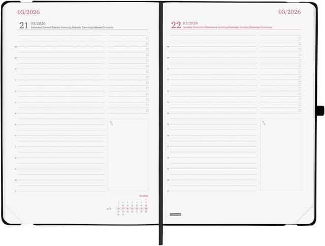 Detalle 2 de Finocam Agenda 2026 A5, 12 mois