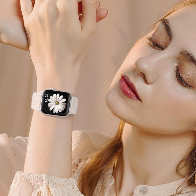 Detalle 2 de DigiHero Braided Loop nylon strap with magnetic clasp for Apple Watch (38–46mm)