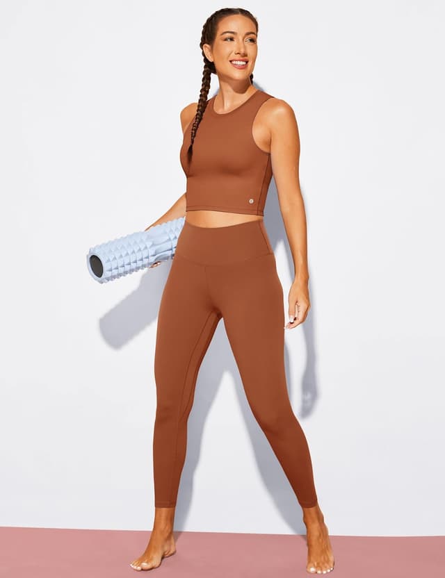 Detalle de BAYDI Nudi Sport Damen-BH ohne Bügel als Crop-Top (Yoga/Fitness), abnehmbare gepolsterte Pads