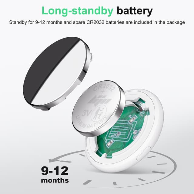 Thumbnail 6 de Bnlei Smart Air Tracker Tag, Find My, iOS, 4 pz