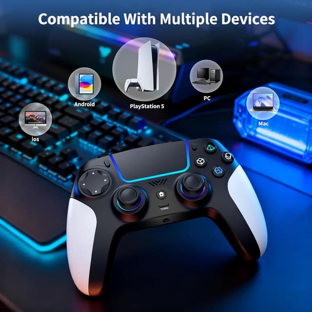 Detalle 2 de Wireless Controller JORREP 1500 mAh für PS5