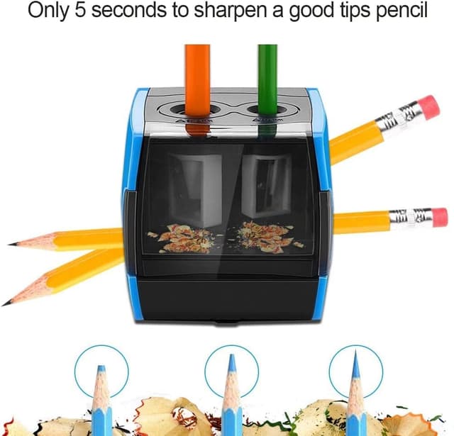 Thumbnail 5 de Oladwolf Elektrischer Anspitzer Zwei Löcher