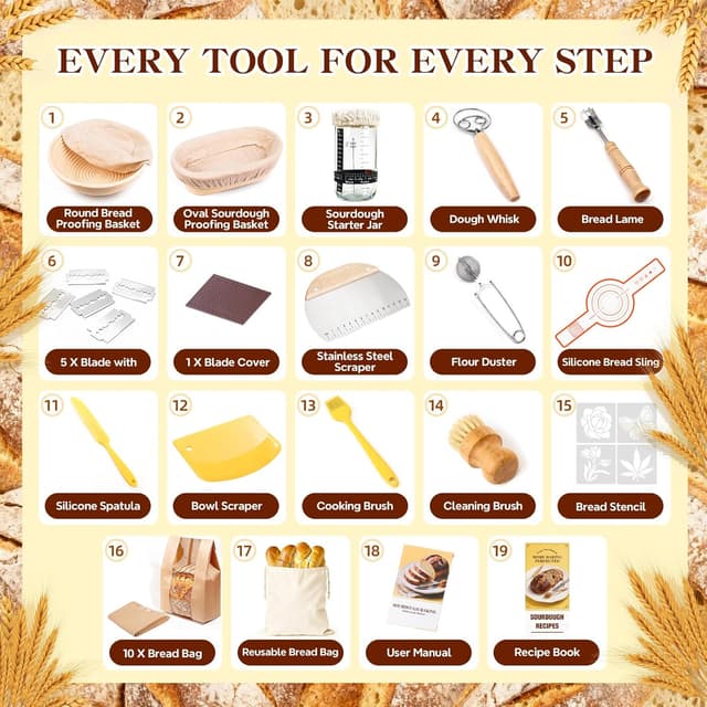 Thumbnail 6 de Sourdough Starter Kit 1000ml Jar