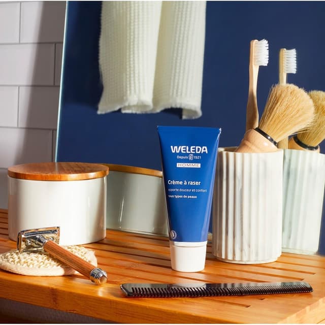 Detalle de NOVA ENGEL For Men Crème de rasage 75 ml — confort et fraîcheur à chaque utilisation