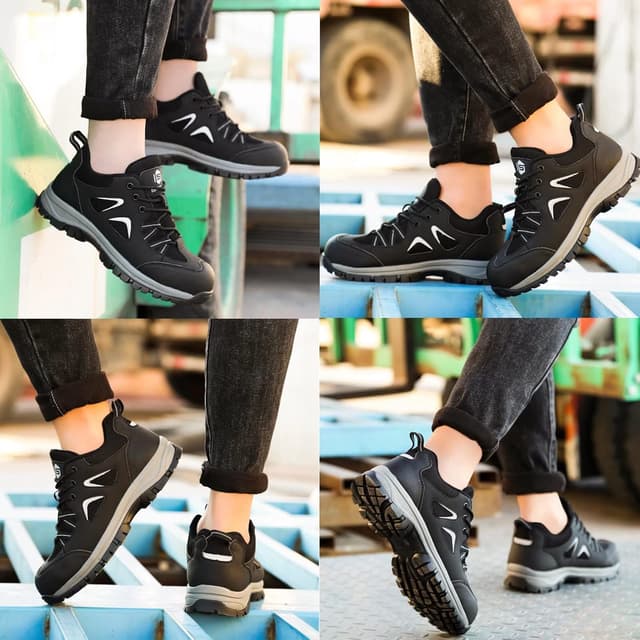 Detalle 2 de Scarpe antinfortunistiche unisex con punta in acciaio e suola antiscivolo