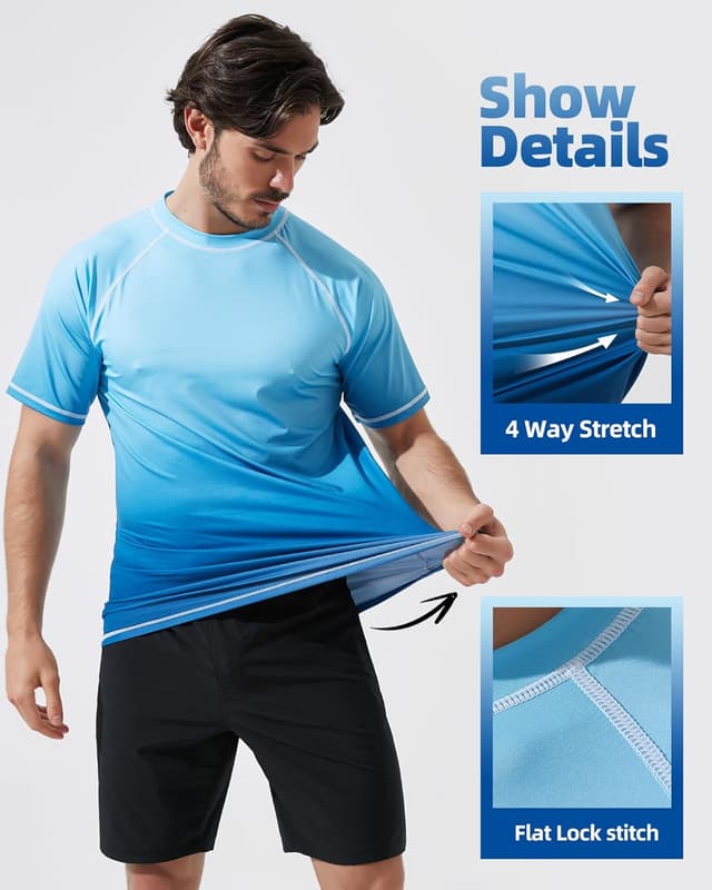 Detalle 2 de Arcweg rashguard mare surf uomo UV UPF 50+