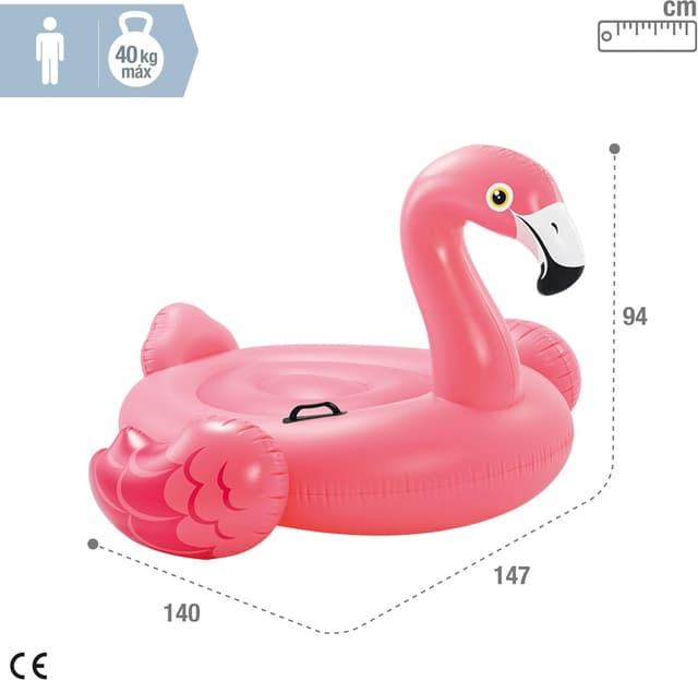 Thumbnail 4 de Intex Inflatable Flamingo 1.78 x 1.35 m