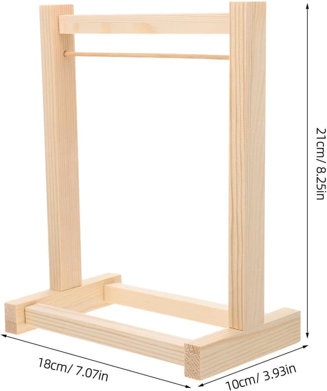 Thumbnail 1 de ULTECHNOVO Puppenkleiderbügel Holz 8,27 Zoll