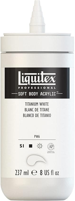 Thumbnail 1 de Liquitex 1923432 Pintura acrílica profesional blanco titanio 🎨