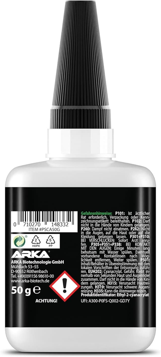 Detalle 2 de ARKA Plantscaper Aquascaping Pflanzenkleber Gel (50 g) – tropffrei & haftet an Moos, Pflanzen, Wurzeln & Steinen