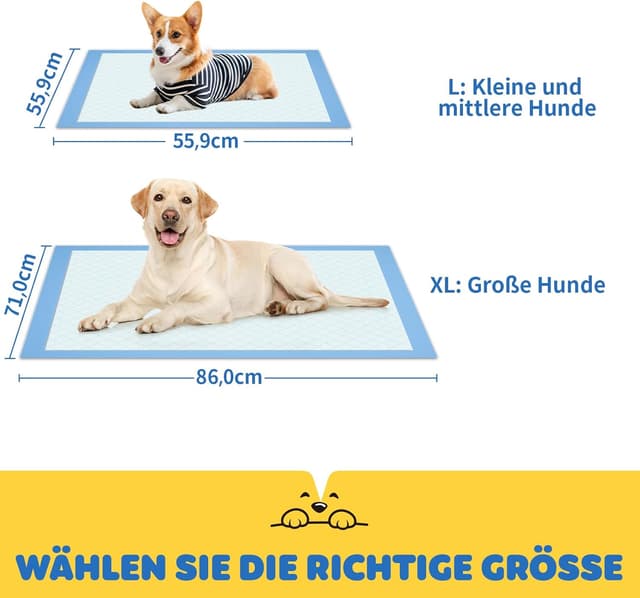 Thumbnail 5 de PIPI Matten 86×71 cm 100 Stück für Hunde