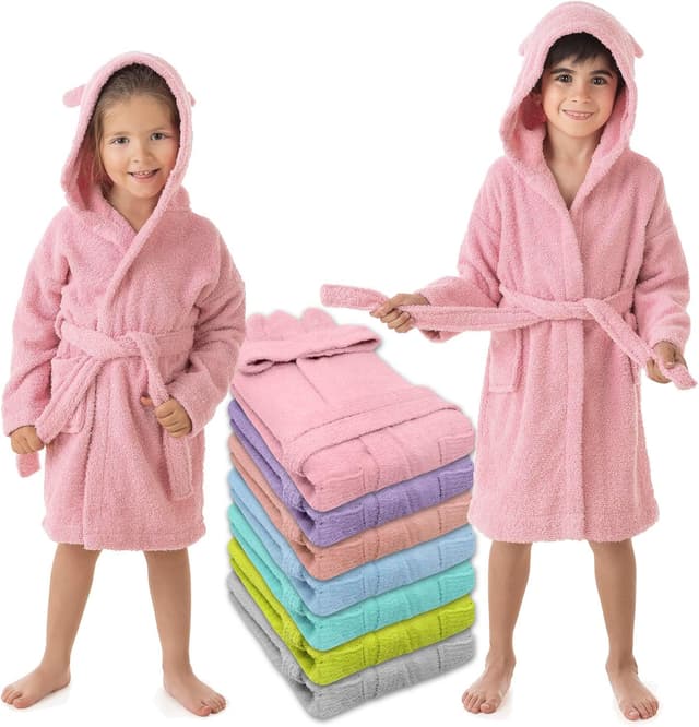 Thumbnail 1 de LEBENGOOD Albornoz infantil 100% algodón 1–12 años