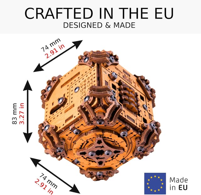 Detalle 2 de WOODEN.CITY Tesseract Holzpuzzle Box 185 Teile 🧩