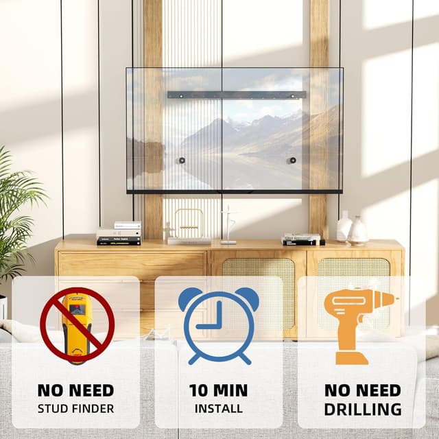 Detalle de KAMIWI Studless TV Wall Mount 150 lbs