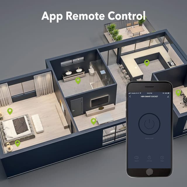 Thumbnail 6 de HBN Smart Plug 13A Wi‑Fi Socket (4 pack) 🔌