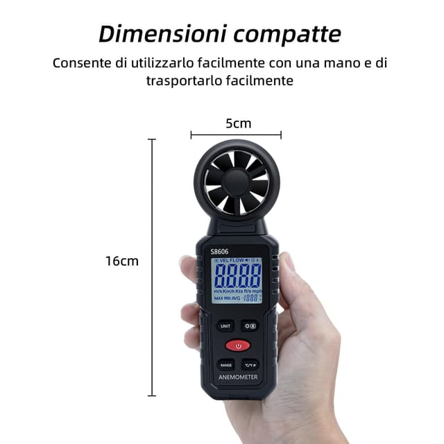 Thumbnail 5 de Mcbazel S8606 Anemometro 3 in 1 📐