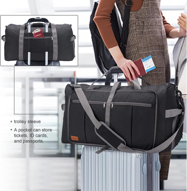 Thumbnail 2 de Upeelife große Reisetasche 125L Deep Black