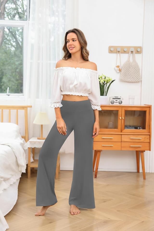 Thumbnail 5 de ACTINPUT Yoga Pants Wide Leg Trousers, High Waisted with Pockets