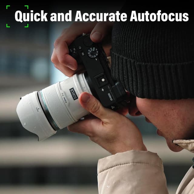 Detalle de SIRUI Sniper 23mm F1.2 autofocus lens